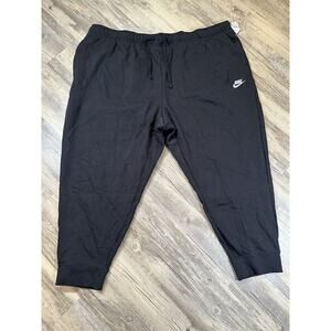 Nike Women's 3X Joggers Sportswear Club Fleece Sweatpants DV5085-010 Black NWT